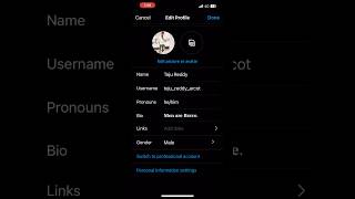 How to Change Bio on Instagram 2023 new update shorts viral instagram [upl. by Enirehtac650]