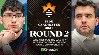 FIDE Candidates 2024 Rd 2  Will Hikaru Fabiano Pragg amp Co Break The Deadlock amp Score Wins [upl. by Odnumde]