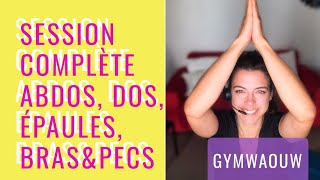 💪 Muscler le haut du corps avec des haltères  GymWaouw 8H avec Léa [upl. by Asilav]