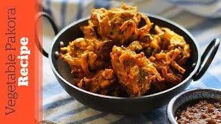 Vegetable Pakora Recipe [upl. by Weinshienk]