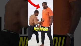 Punching UFC Champion Francis Ngannou ufc francisngannou gymshark [upl. by Naed]