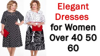 Gorgeous Dresses For Women Over 50 and 60 [upl. by Engel268]