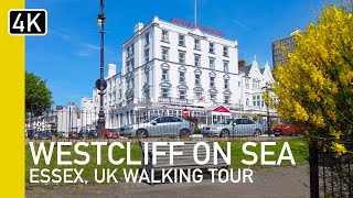 4K Westcliff on Sea Essex UK 2022  Virtual walk of Westcliff Cliffs and Seafront [upl. by Adekahs]