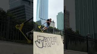 Rate this trick 110 scoot tvps chicago grantskatepark style music rap scooter [upl. by Daney]