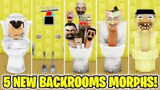 How to get ALL 5 NEW BACKROOMS MORPHS in Backrooms Morphs ROBLOX [upl. by Gnok]