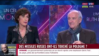 Quand M Hubert Védrine rappelle à la prudence des informations données par Mme Ruth Elkrief LCI [upl. by Boyden167]