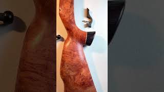 Mini Amboyna Burl rifle almost done [upl. by Lorrimer]