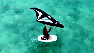 Foiling in Kailua Oahu Hawaii  Armstrong XPS 61M hand wing 79560cmHA980180 FG60L [upl. by Yreved]