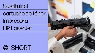 Cómo sustituir el cartucho de tóner en las impresoras HP LaserJet  HP Support [upl. by Pillow]