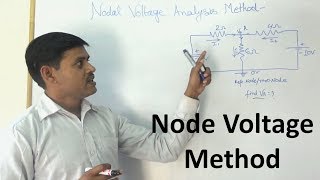 Node Voltage method example  Node Voltage Problems in Circuit Analysis [upl. by Nainatrad795]