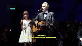 Andrea Bocelli WDaughter Virginia LIVE HD  Hallelujah  Hollywood Bowl CA 102421 [upl. by Mackenzie]