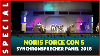 NORIS FORCE CON 5 SYNCHRONSCHAUSPIELER PANEL [upl. by Deborah331]