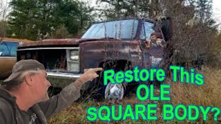 My Square Body Chevy Truck Is Being Restored By My Friend Pete  DIY AUTO SCHOOL [upl. by Nnair]