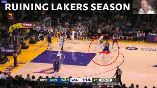 DARVIN HAM being allowed to ruin the Lakers season is just sad [upl. by Obe]