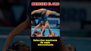 Merecen ganar la seleccion mexicana de nado sincronizado va por el oro en los JJOO de Francia 2024 [upl. by Erodeht494]