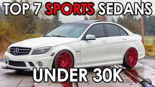 Top 7 BEST Sports Sedans Under 30K [upl. by Eudocia]