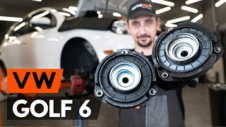 Cum se înlocuiesc flansa amortizor din față pe VW GOLF 6 5K1 TUTORIAL AUTODOC [upl. by Gnoc]