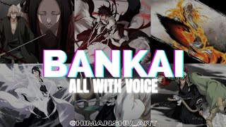 All bleach bankai  clear voices  without bgm [upl. by Ester]