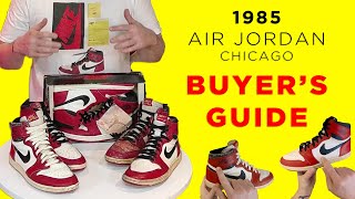 85 Air Jordan 1 Chicago Buyers Guide  How to buy your first 1985 OG Jordan [upl. by Adanama]