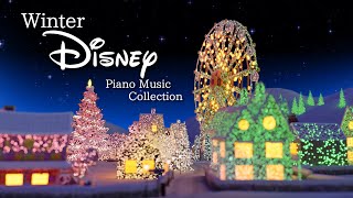 Disney Deep Sleep Winter Piano Collection for Meditation Calm and Relaxing Music No Midroll Ads [upl. by Zetrac]