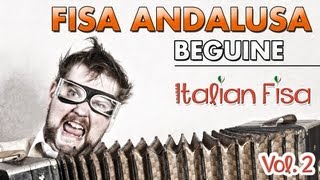 FISA ANDALUSA  BEGUINE  ITALIAN FISA Vol 2  Basi musicali ballo liscio musica per fisarmonica [upl. by Hacceber]