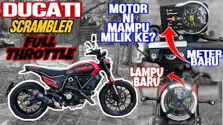 972 MOTOR ITALY PERTAMA AKU TERUJA DUCATI SCRAMBLER FULLTHROTTLE [upl. by Guenevere]