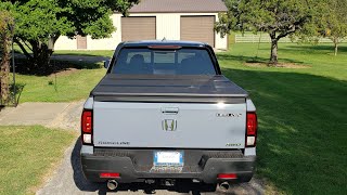 2022 Ridgeline OEM tonneau cover installation [upl. by Lil]