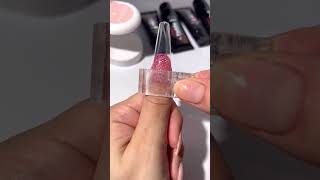 Polygel Nails Tutorial  winter edition [upl. by Ailama]