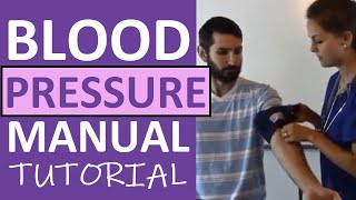 How to Take a Blood Pressure Manually [upl. by Fulmis389]