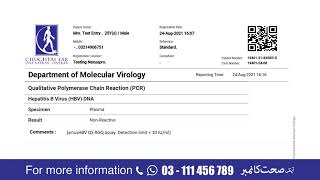 Interpreting HBV DNA PCR Qualitative test [upl. by Dart]