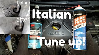 How to clean intake valves Italian tune up GDI [upl. by Refanej]