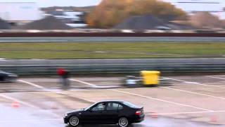 BMW E46 320D Drifting [upl. by Arised]