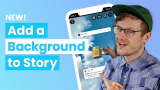 Updated Hack How to Add a Background Photo When You Share a Feed Post to Your Instagram Story [upl. by Yentruocal708]