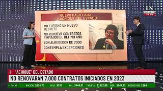 Nuevo decreto para quotachicarquot el Estado no renovarán 7000 contratos iniciados en 2023 [upl. by Ativoj]