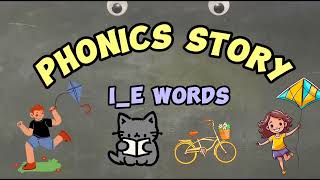 MIKES BIKE  Phonics 3 Story 04  Long i  IE Words [upl. by Ahsinrad]