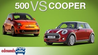 FIAT 500 vs MINI Cooper  Which SubCompact is Best [upl. by Flin]