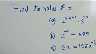 Equations involving Indices [upl. by Dowell]