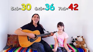 6 Times Table song Skip counting by 6s song 6x table song you sing and learn  Lesson Starter [upl. by Nnayecats]