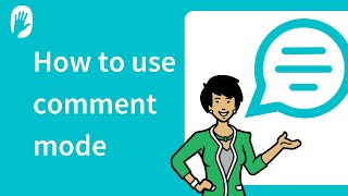 How to use the integrated comment mode in simpleshow video maker Tutorial [upl. by Adlih306]