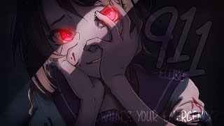 Nightcore ↬ 911 lyrics [upl. by Dame]