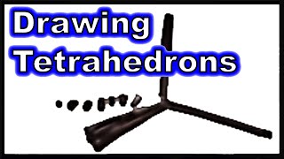 How to Draw Tetrahedrons [upl. by Gnirol]