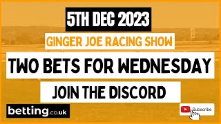 Two bets for Haydock on Wednesday  Horse racing tips  Ginger joe racing  bettingcouk [upl. by Whang]