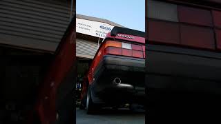 Volvo 240 B6304 stock exhaust [upl. by Hull203]