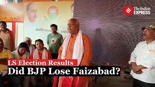 Ayodhya Election Result BJP Loses Faizabad Seat It Belongs To SP  Faizabad Lok Sabha [upl. by Jase]