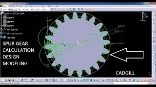 Spur Gear Catia Video Tutorial using base circle as basis of construction [upl. by Adigun]