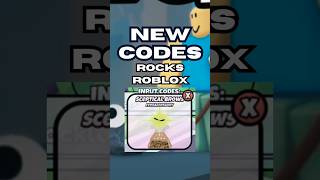 REDEEM Fast Rocks Game Roblox Codes 2024 They ACTUALLY Work roblox [upl. by Juback]