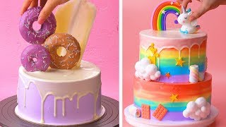 Top 10 Beautiful Cake Tutorials  Best Colorful Cake Decorating Ideas  So Yummy Cake Design 2020 [upl. by Aisylla]