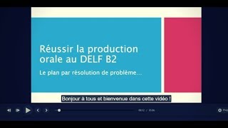 DELF B2  le plan par résolution de problème [upl. by Haraj375]