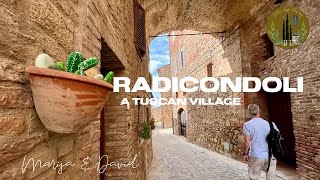 Radicondoli Tuscany Italy  Visit this beautiful historical hilltop village near Sienna with us [upl. by Suixela]