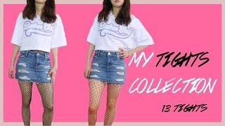 my tights collection l Everything Emma [upl. by Otaner]